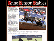 Tablet Screenshot of annebensonstables.com